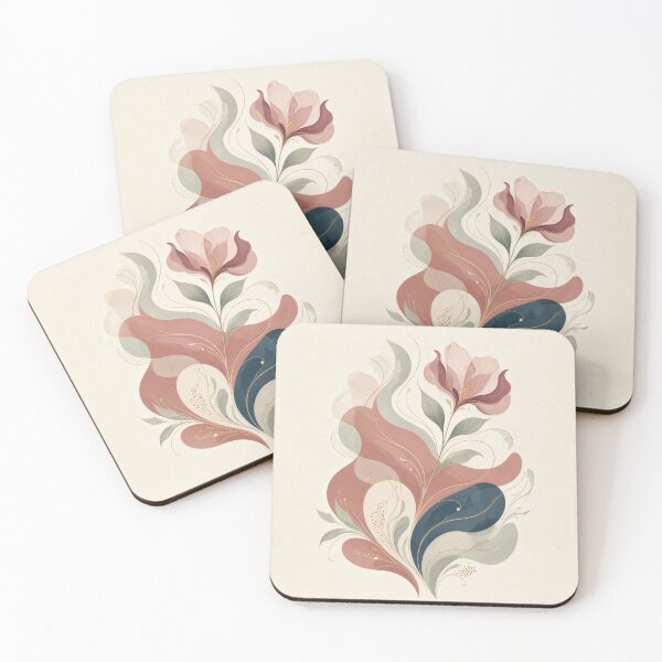 Item preview, Abstract Floral Art Elegant Botanical Design designed and sold by HappyOops.