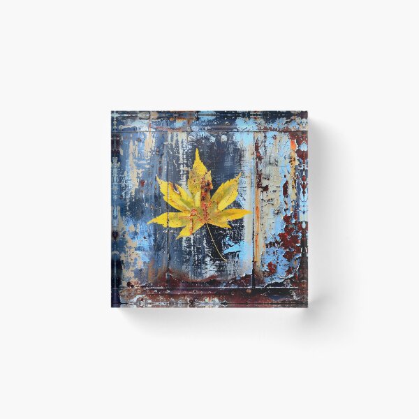 Item preview, Maple leaf rusty surface designed and sold by G-M-Designs.