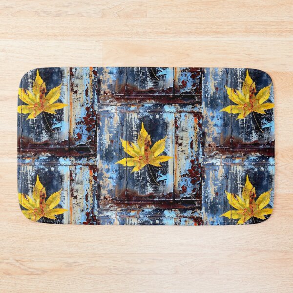 Item preview, Maple leaf rusty surface designed and sold by G-M-Designs.