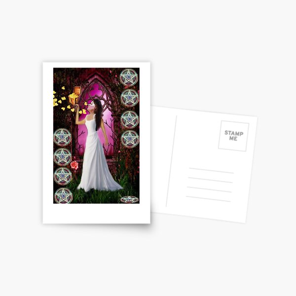 NINE OF PENTACLES Postcard