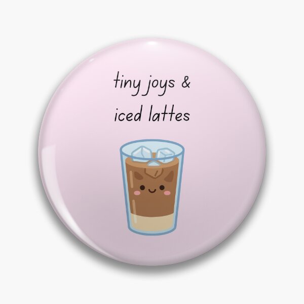 Item preview, Cute Iced Latte Kawaii Coffee Character designed and sold by My Gluten Free Life UK.
