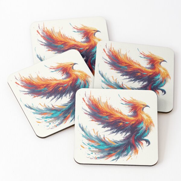 Item preview, Abstract Phoenix Art, Fiery Paint Splash designed and sold by gkhanco.