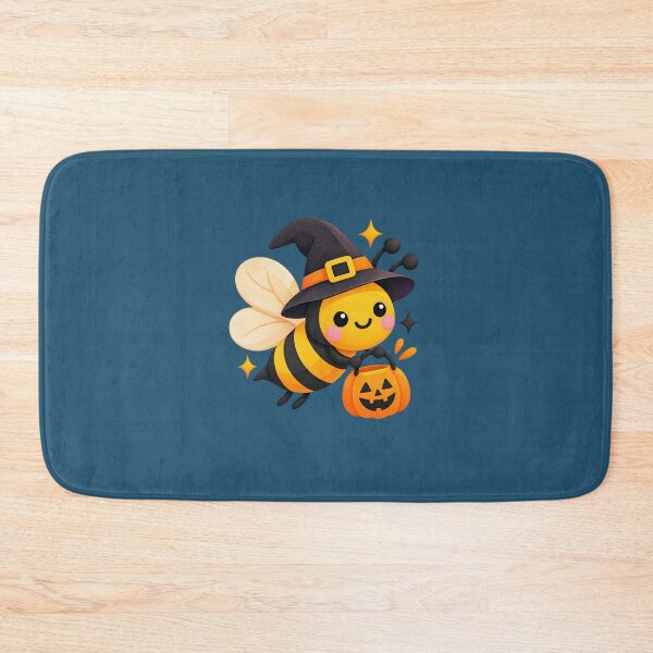 Item preview, Cute Halloween Bee Witch Kawaii Pumpkin Funny Spooky Gift designed and sold by StickyDelights.