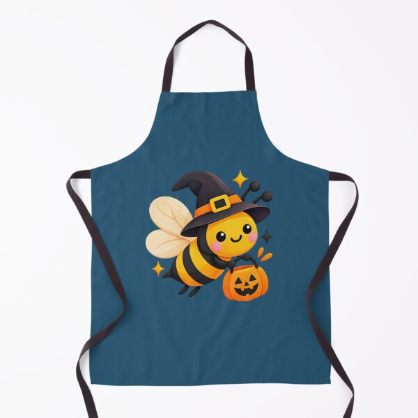 Item preview, Cute Halloween Bee Witch Kawaii Pumpkin Funny Spooky Gift designed and sold by StickyDelights.