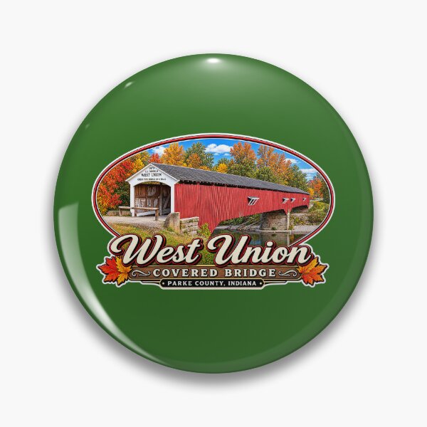 Item preview, West Union Covered Bridge - Americana Series designed and sold by gotucoveredart.