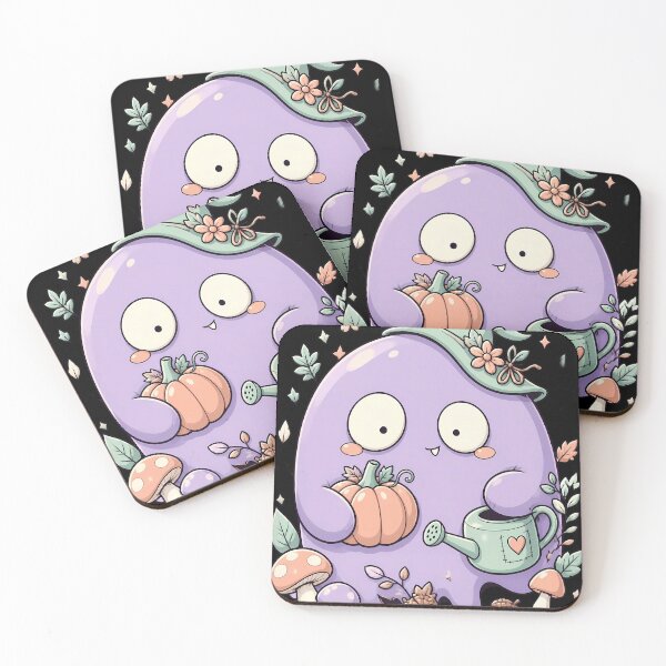 Item preview, Cottagecore Ghost Pumpkin Gardener designed and sold by Fun2Fentastic.