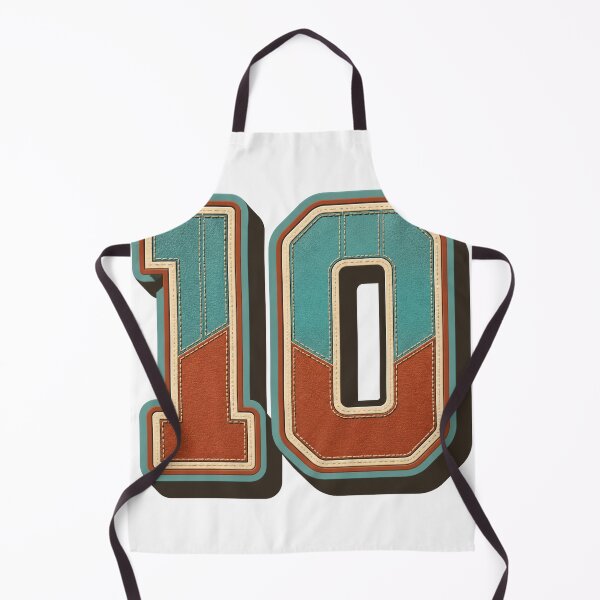 Item preview, Vintage Number 10 Football Graphic – Desert Turquoise Style designed and sold by Tarun Thakur.