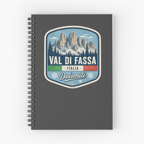 Item preview, Val di Fassa Italy Italia Ski Skiing Dolomites Sticker TShirt 02 designed and sold by OuterShellUK.