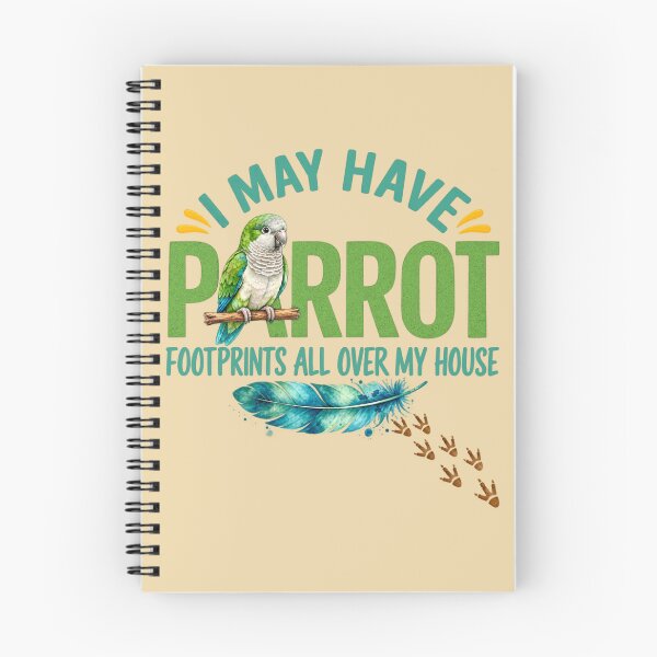 Item preview, I May Have Parrot Footprints All Over My House designed and sold by PunchDrop.