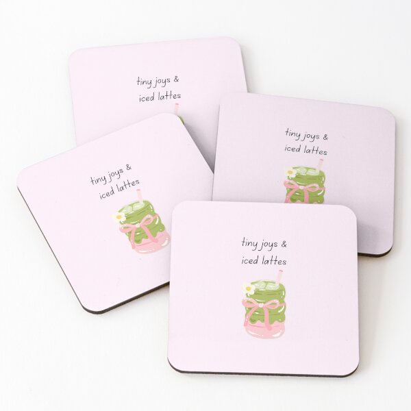 Item preview, Coquette Matcha Latte Pink Bow Cute Matcha Girly designed and sold by My Gluten Free Life UK.