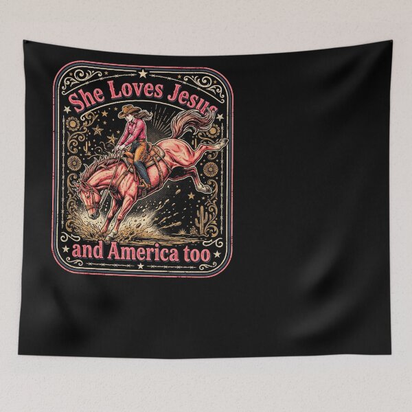 Item preview, She Loves Jesus And America too designed and sold by Parallel Label .