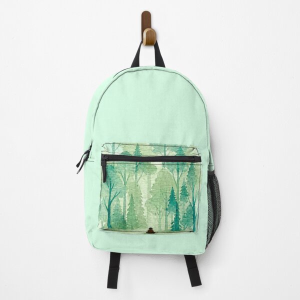 Item preview, Zen silhouette in green pine forest designed and sold by Lectorlandia.