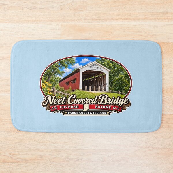 Item preview, Neet Covered Bridge - Americana Series designed and sold by gotucoveredart.