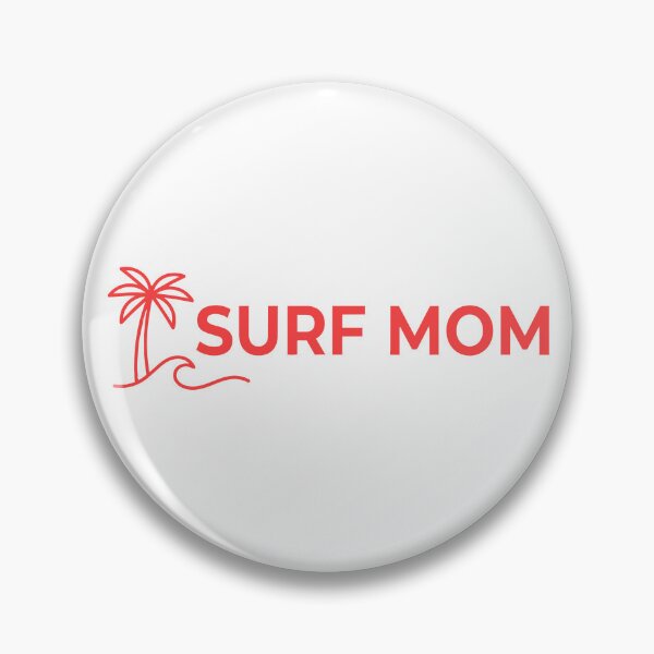 Item preview, Surf Mom Minimalist Palm Wave Logo Design designed and sold by NUSA NIPA.