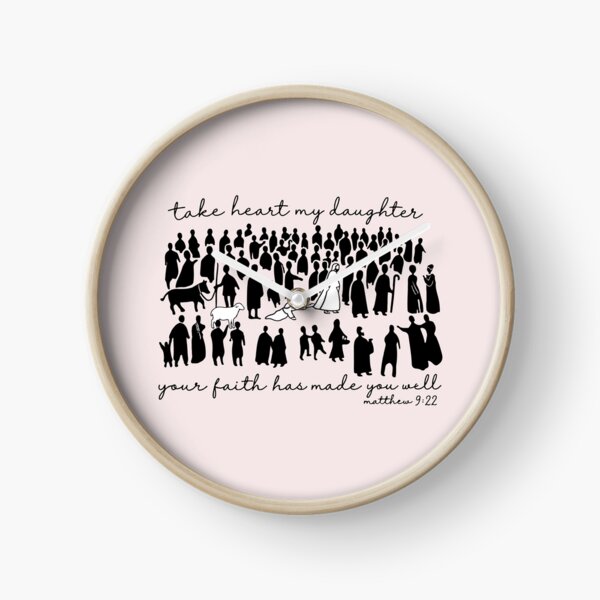 Item preview, Take Heart My Daughter Jesus Bleeding Woman Faith Graphic designed and sold by AnhaPhysic.