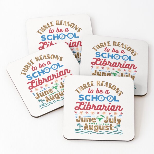 Item preview, Three Reasons to Be a School Librarian:  June July August designed and sold by jaygo.