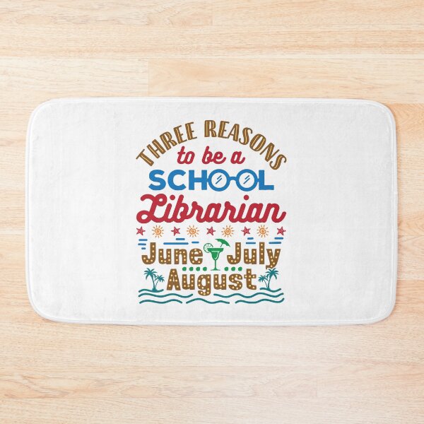 Item preview, Three Reasons to Be a School Librarian:  June July August designed and sold by jaygo.