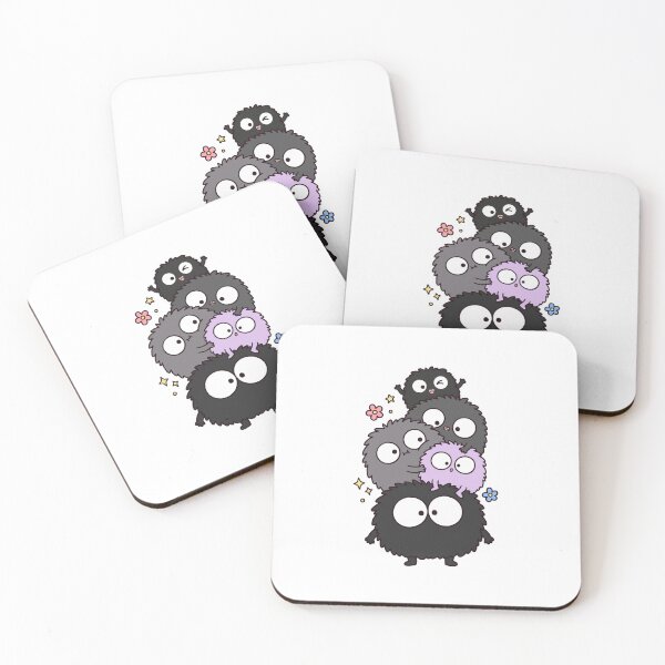 Item preview, Kawaii Fuzzy Monster Stack – Cute Quirky Creature Collection designed and sold by AliveStyle.