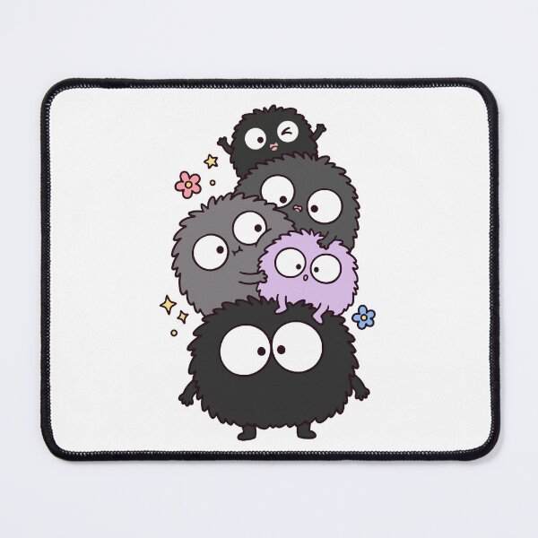 Item preview, Kawaii Fuzzy Monster Stack – Cute Quirky Creature Collection designed and sold by AliveStyle.