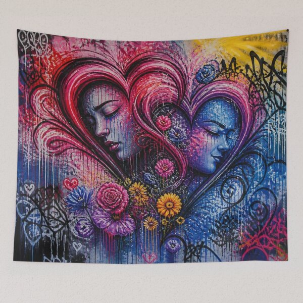 Item preview, Two Souls Entwined Heart Bloom designed and sold by Lespribos .
