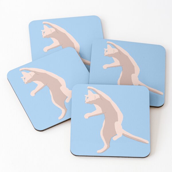 Item preview, Digital illustration of a jumping cat designed and sold by Gcpb.