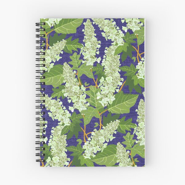 Item preview, Oak Leaf Hydrangea on Navy designed and sold by vinpauld.