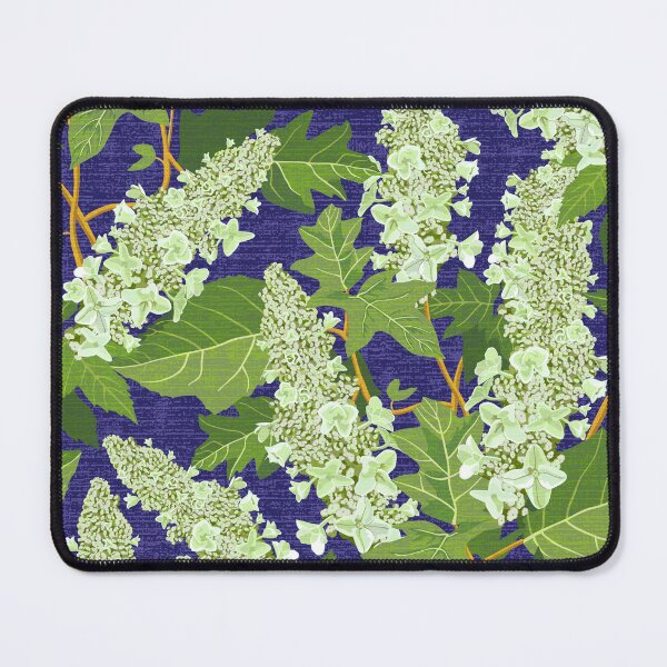 Item preview, Oak Leaf Hydrangea on Navy designed and sold by vinpauld.