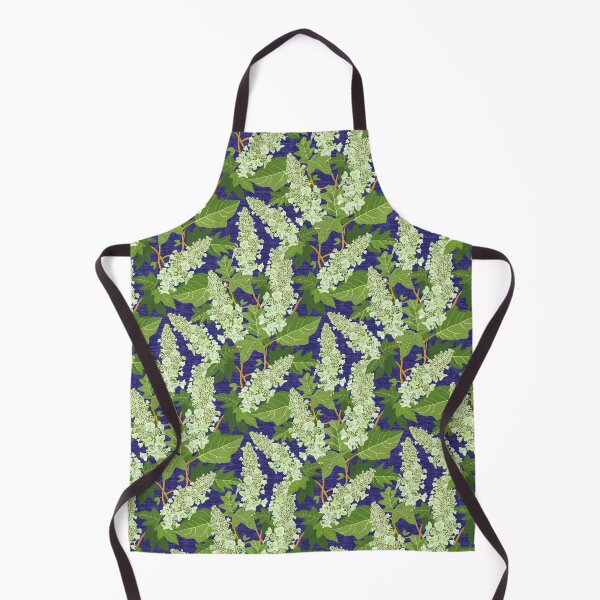 Item preview, Oak Leaf Hydrangea on Navy designed and sold by vinpauld.