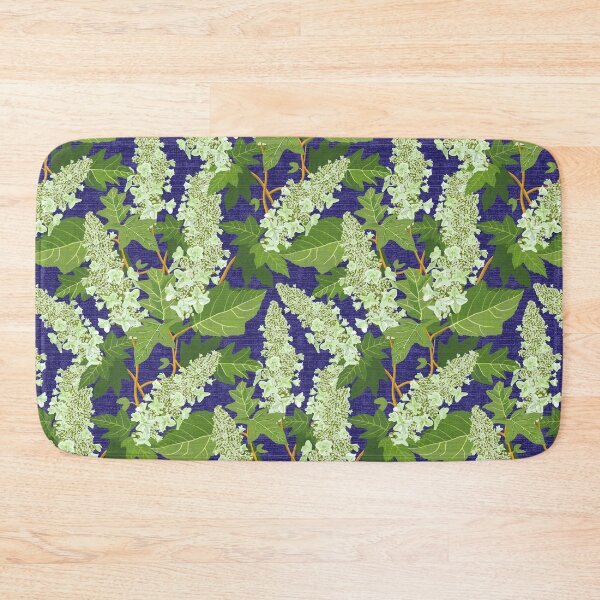 Item preview, Oak Leaf Hydrangea on Navy designed and sold by vinpauld.