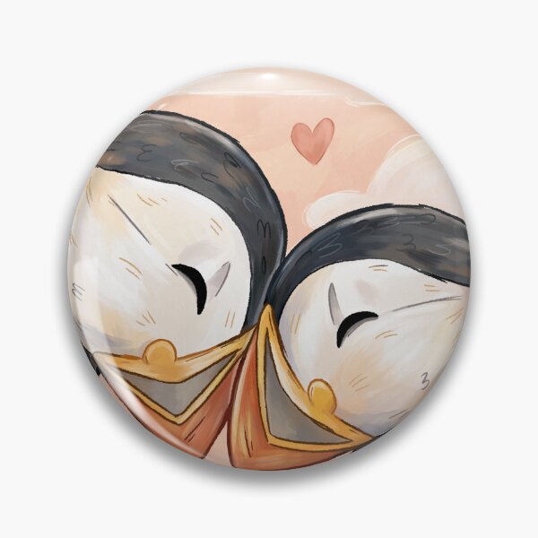 Item preview, Romantic Puffin Couple designed and sold by Melissa Jan.