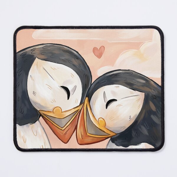 Item preview, Romantic Puffin Couple designed and sold by Melissa Jan.