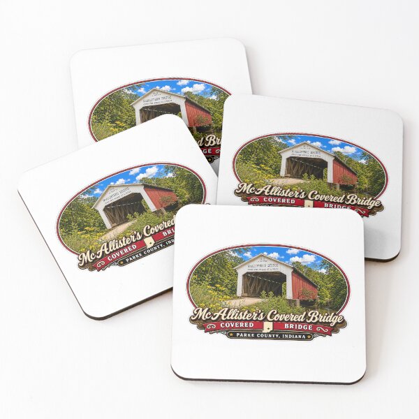 Item preview, McAllister's Covered Bridge - Americana Series designed and sold by gotucoveredart.