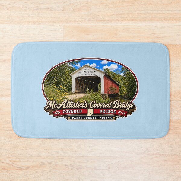 Item preview, McAllister's Covered Bridge - Americana Series designed and sold by gotucoveredart.