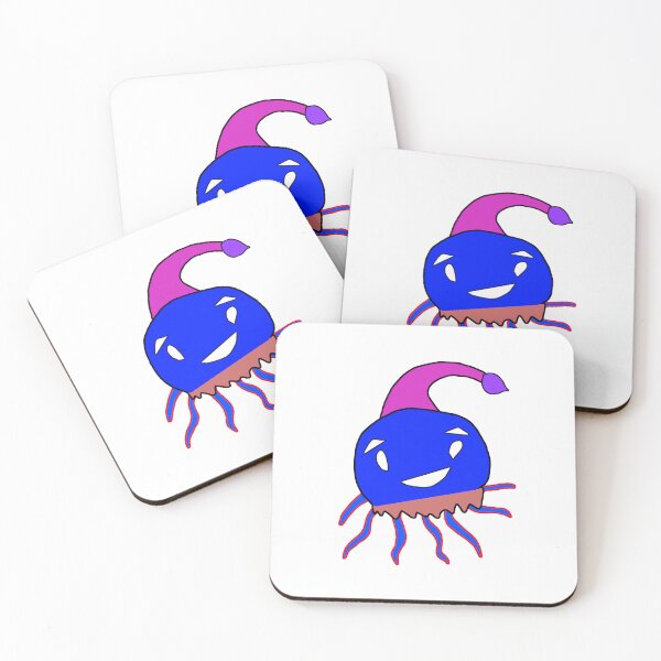 Item preview, Cute Cartoon Blue Jellyfish with Jester Hat designed and sold by AWADHESH  CHAURASIA.