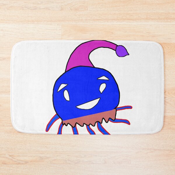 Item preview, Cute Cartoon Blue Jellyfish with Jester Hat designed and sold by AWADHESH  CHAURASIA.
