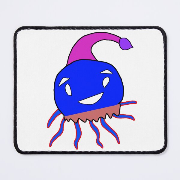 Item preview, Cute Cartoon Blue Jellyfish with Jester Hat designed and sold by AWADHESH CHAURASIA.