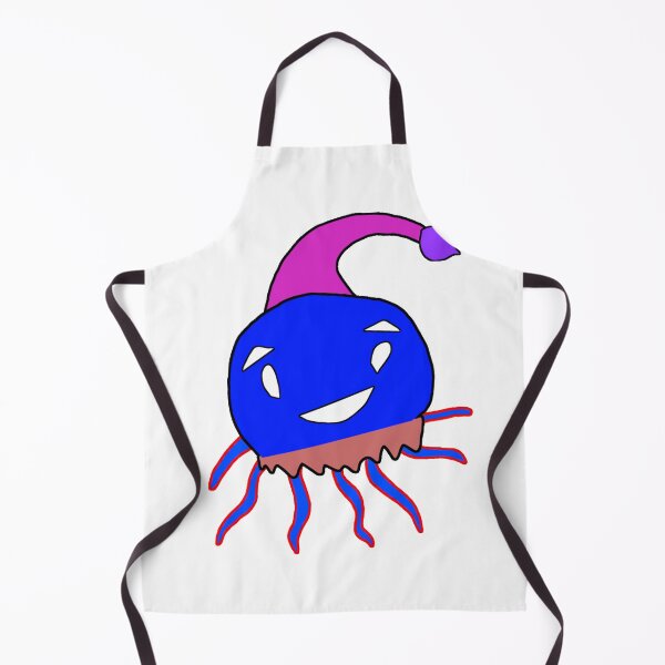 Item preview, Cute Cartoon Blue Jellyfish with Jester Hat designed and sold by AWADHESH  CHAURASIA.