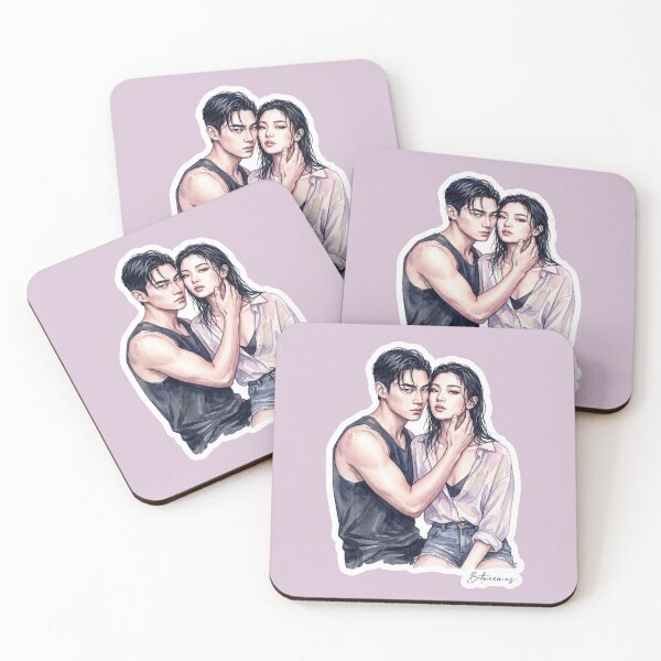 Item preview, Copy of Watercolor  Sticker:  Between Us    designed and sold by  BoomPoster.