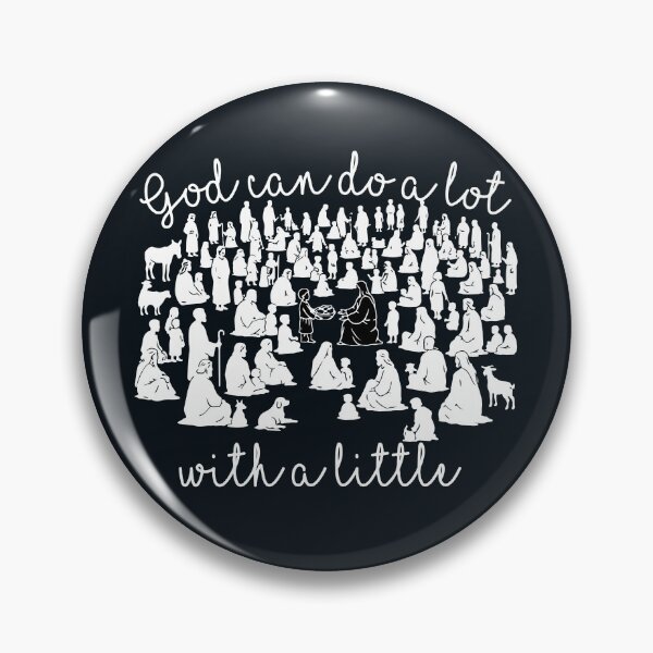 Item preview, God Can Do A Lot With A Little Feeding 5000 Miracle designed and sold by AnhaPhysic.
