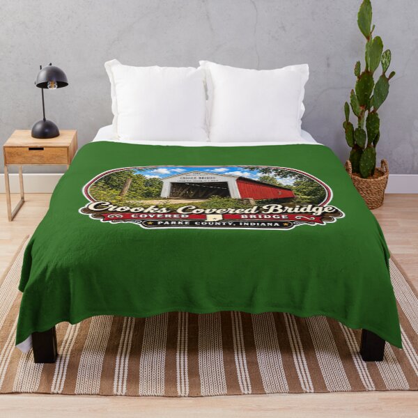 Item preview, Crook's Covered Bridge - Americana Series designed and sold by gotucoveredart.