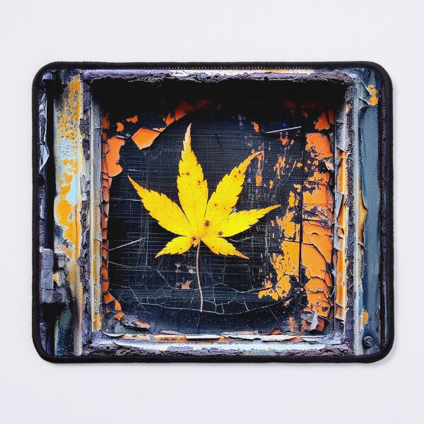 Item preview, Maple leaf rusty surface designed and sold by G-M-Designs.