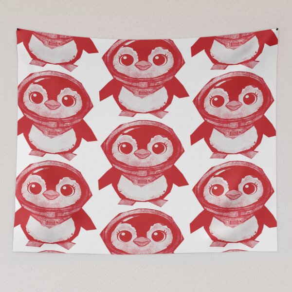 Item preview, Cute Space Penguin Astronaut designed and sold by kinpirks.