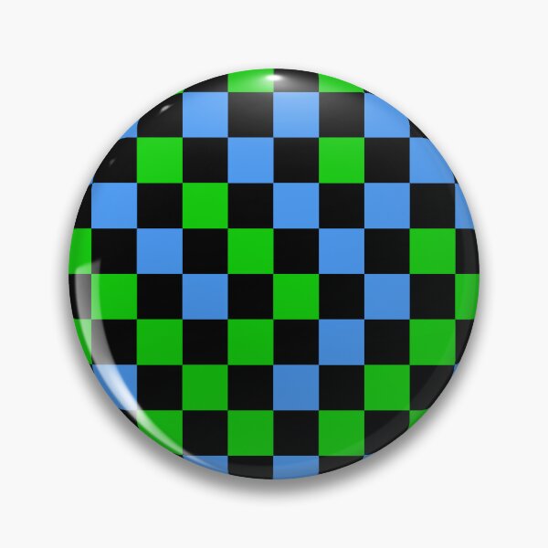 Item preview, Blue Green and Black Checkered Design   designed and sold by PatternTitan.