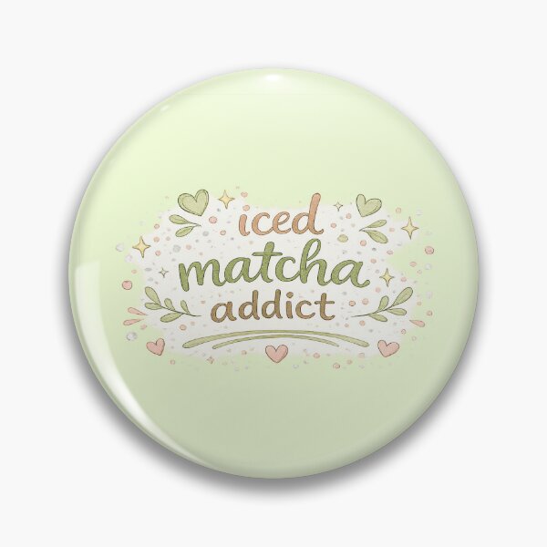Artikelvorschau, Eiskaffee-Süchtiger, süßer Matcha-Liebhaber, pastellfarbenes ästhetisches Design entworfen und verkauft von My Gluten Free Life UK.