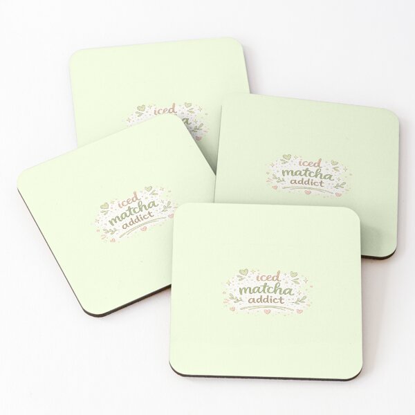 Item preview, Iced Matcha Addict Cute Matcha Lover Pastel Aesthetic Design designed and sold by My Gluten Free Life UK.