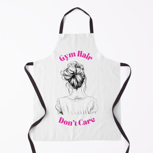 Item preview, Gym Hair Dont Care Retro Pink Messy Bun Fitness Workout designed and sold by Jelicint.