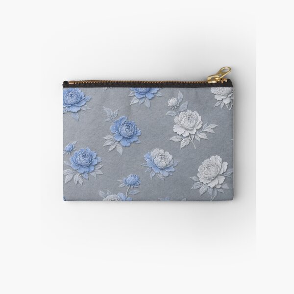 Item preview, Vintage Blue Rose Floral Pattern Aesthetic designed and sold by IntelliMindDesigns.