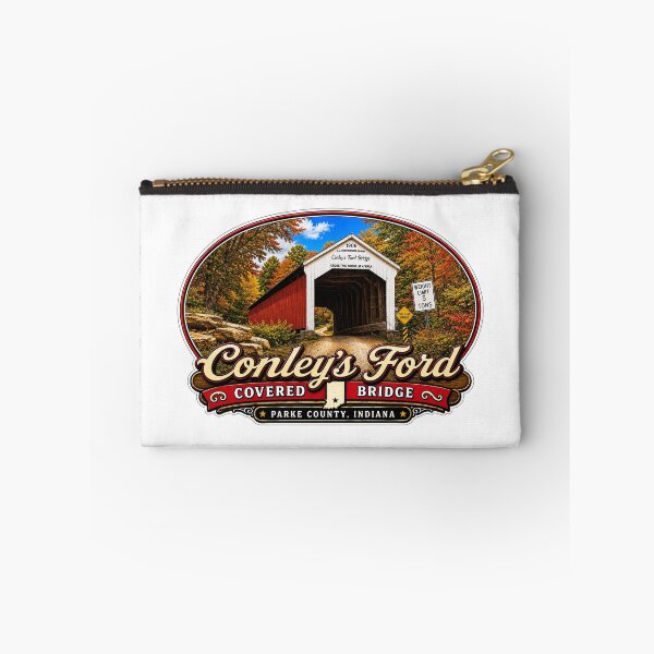 Item preview, Conley's Ford Covered Bridge - Americana Series designed and sold by gotucoveredart.