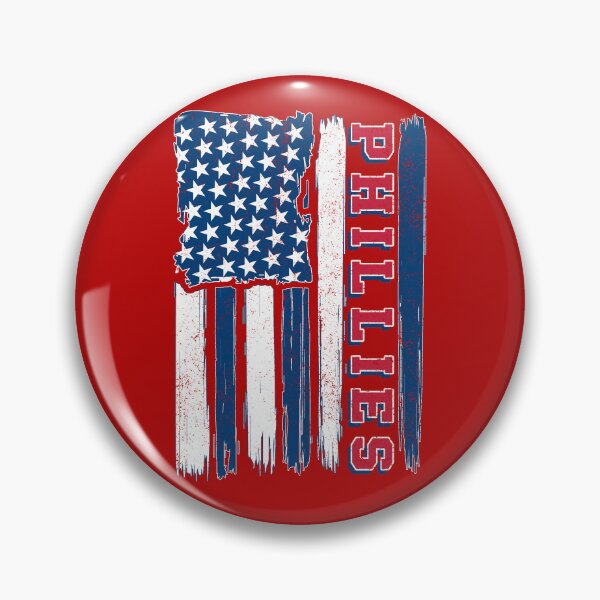Artikelvorschau, Vintage Phillies US-Flagge im Used-Look, Fanartikel mit Teamgeist entworfen und verkauft von RockTheFeal.