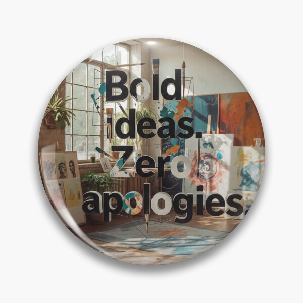 Item preview, Bold Ideas, Zero Apologies designed and sold by ToyoJo.